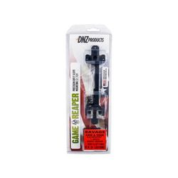 DNZ Products Game Reaper Scope Mount/Ring Combo Savage Axis/Edge w/8-40 Screw Holes 1in Tube Medium Matte Black L51200
