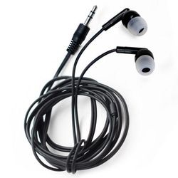 Digital Energy Ie36 Noise Canceling Earphones, Black, Pack Of 20 Pairs