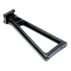 A3 Industries Triangle Folding Complete Buttstock Gen 2 Picatinny Mount 6061 T6 Aluminum Black TS-PIC-A