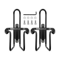 TEMU 2 Pack Bike Water Bottle Holder Aluminum Alloy Lightweight Outdoor Activities (black)