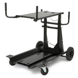 Lincoln Single Cylinder Inverter and Wire Feeder Cart