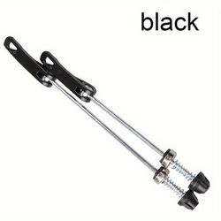 TEMU 1 Pair Ultralight Quick Release Bike Skewers - Durable Iron & Aluminum Alloy, Easy-to-use For Road & Mtb, Front & Rear Wheels, Mixed Colors With Adjustable Tension Knobs, Bike Accessories