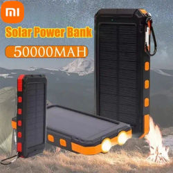 Xiaomi 50000mAh Portable Solar Power Bank Large Capacity Fast Charging External Battery with