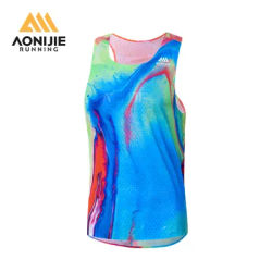 AONIJIE FM5188 Mens Quick Dry Workout Tank Top Gym Muscle Tee Fitness Bodybuilding Sleeveless T Shirt Moisture Wicking