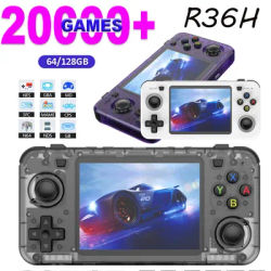 R36H Retro Handheld Video Game Console Original Arkos System 3.5Inch IPS Screen Portable Pocket Video Player 64G 128G