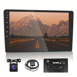 TEMU 9 Inch Touchscreen Android Car Radio With Navigation Double Din Car Radio With Usb Swc Fm Rds Wifi + Reversing Camera