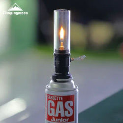 Outdoor Camping Accessories Blackened Version Card Type Long Gas Tank To Flat Gas Alpine Furnace Gas Lamp Adapter
