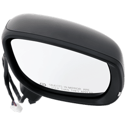 JC Whitney Mirror Paintable, Passenger Side, 1-year limited warranty JSU78ER
