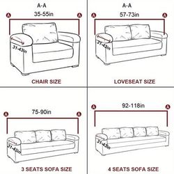 TEMU 1pc Stretch 3 Sofa Slipcover With Elastic Bottom Soft Fuzzy Fluffy Sofa Covers For Cushion Couch Furniture Protector