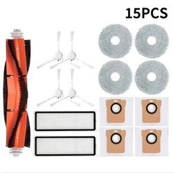 TEMU For Xiaomi X20+/x20 Plus Robot Vacuum Cleaner Accessories Roller Brush Side Brush Filter Mop Pads Dust Bags Replacements Parts