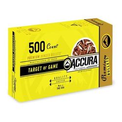 Accura Bullets Premium Powerbond Bullets .40 cal .400in 165 gr FP 500/ct 40165FP