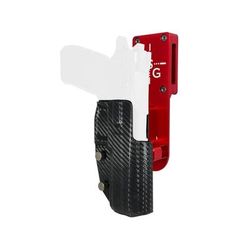 Black Scorpion Outdoor Gear CZ P-10 F Pro Heavy Duty Competition Holster Right Red/Carbon Fiber HCD2-USPSABS-CZP10FCFRH