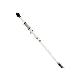 Lew's MACH 1 Casting Rod 6ft 9in 1-PC IM7 Graphite Rod w/ Medium-Light and Fast Winn Dri-Tac Split-Grip Graphite Skeletal Reel Seat White/Black/Green