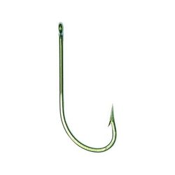Mustad Classic O'Shaughnessy Hook Forged Ringed Eye Stainless Steel Size 8/0 100 per Pack 34007-SS-8/0-100