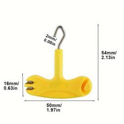 TEMU Rigtrip Carp Fishing Tool, 1pc, Yellow, Pvc Material, Hunting & Fishing Gear, No Battery Included, No Magnesium Rod/