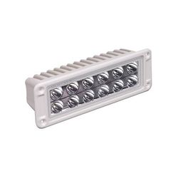 Lumitec Maxillume H60 6000 Lumens LED Flush Mount Flood Dimming Light w/ White Housing White 101336