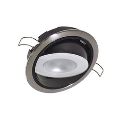 Lumitec Mirage 305 Lumens LED Positionable Down Dimming Light w/ Bezel Polished Bezel Spectrum RGBW 115117