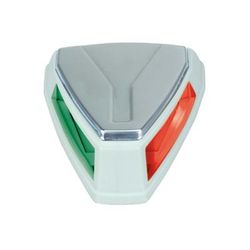 Perko LED Bi-Color Navigation Light 12V White/Stainless Steel 0655001WHS