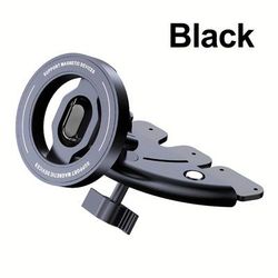 TEMU Strong Magnetic Car Cd Slot Phone Holder - Secure Abs Material, One-hand Operation, Vehicles, Smartphone Mount With Powerful Magnet For Stability And Safety
