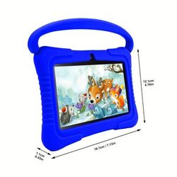 TEMU Veidoo 7 Inch Android Tablet For Kids, Wifi, 32gb , 2gb , Dual Camera, Screen, Games, Parental Controls, Educational Apps, With A Shock-proof Case Tablet