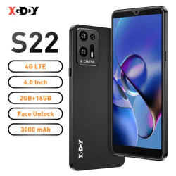 XGODY S22 Smartphone Android 6.0" 2GB+16GB Mobile Phones 4G LTE Network Dual SIM Quad Core WiFi 3000mAh 5MP Face ID Cell Phones