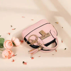 Mini borsa per auricolari moda portamonete con cerniera per AirPods 4 Pro2 3 2 borsa per cuffie con portachiavi multifunzione borsa per chiavi in pelle PU