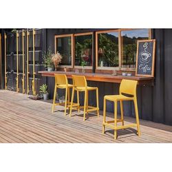Set of 2 Sensilla Outdoor Stackable Counter Stools by Lagoon in Gold