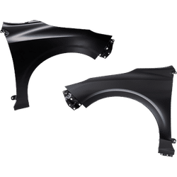 JC Whitney Fender Aluminum Natural, Front, Driver & Passenger Side, 1-year unlimited-mileage warranty SET-RS22010025