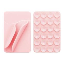 TEMU Silicone Phone Case With Stand & Card Holder | 3-in-1 Anti-slip Protective Shell With Lip Gloss Organizer, Daily Essentials Storage