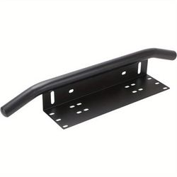 TEMU License Plate Mounting Bracket Led Light Bar Front Holder Universal License Plate Mounting Bracket Bumper