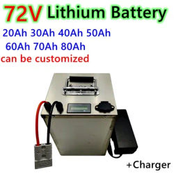 72V 20AH 30AH 40Ah 50AH 60AH 70AH 80Ah Lithium -ion battery with BMS for motorcycle electric car pedal energy golf cart