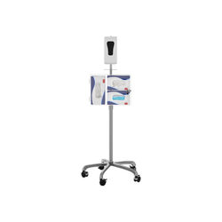 Cta Digital Cta Heavy-Duty Mobile Sanitizing Station With Automatic Soap Dispenser - Hand Sanitizer/soap Dispenser