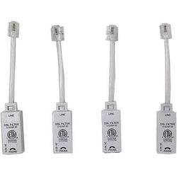 Actiontec Dsl Filter 4-Pack - White