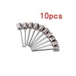 10pcs Sport Ball Inflating Pump Needle For Football Basketball Soccer Inflatable Air Valve Adaptor Stainless Steel Pump