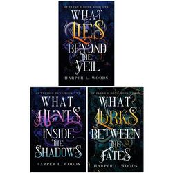 TEMU What Lies Beyond The Veil, What Hunts Inside The Shadows & What Lurks Between The Fates (of Flesh & Bone Series 3 Books Collection Set) By Harper L. Woods (english)