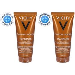 Vichy Capital Soleil Latte Idratante Auto-abbronzante 100 ml Set da 2
