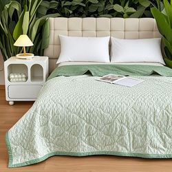 TEMU An Technology Embossed Summer Quilt, Suitable For Outdoor Use, Sofa, Bedroom, Etc., In 3 Sizes
