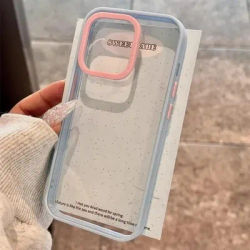 Candy Colored Acrylic Transparent Phone Case Suitable For IPhone 16 15 14 13 11 12 Pro Max Anti Drop