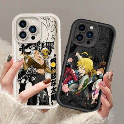The Seven Deadly Sins Anime For Apple iPhone 15 14 13 12 11 XS XR X 8 7 Pro Max Plus Soft Eye Ladder