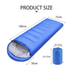 0.7-1.3kg Outdoor Sleeping Bag Autumn Winter Spring Indoor Keep Warm Hoodedsleeping Bag Travel Camping Gear Hiking Rest Cover