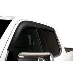 Husky Liners Window Visor Acrylic Matte Black In-Channel Mount Type Low Profile Ventvisor Series, Front & Rear, 2867036