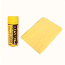 TEMU Ultra-absorbent Chamois Car Towel - Quick Dry, Scratch-free & Reusable For Efficient