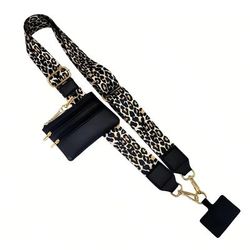 TEMU Mobile Phone Crossbody Strap With Wallet, Mobile Phone Belt With Wallet, Zippered Wallet Mobile Phone Crossbody Strap, Mobile Phone Wallet, Mobile Phone Holder Badge