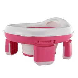 TEMU 's Toilet Toilet Seat, Foldable Portable Potty, Portable Toilet Ring, With A Roll Of Bags