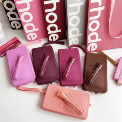 Newest Rhode Lipstick Bracket Cosmetic Storage Bag For Phone Universal Large Capacity Portable Wrist