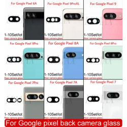 Rear Back Camera Glass Lens Replacement For Google Pixel 6 6A 7 7A 8 8A 9 PRO XL Pixel 7pro 8pro With Glue Adhesive Lens Sticker