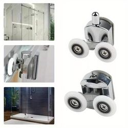 TEMU 4pcs Twin Shower Screen Door Rollers Runners Wheels 23mm