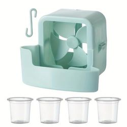 TEMU 6pcs Portable Fan Refrigeration Accessories Set - Quick Cooling, No Electricity Needed, Ideal For Electric & Floor Fans, Includes Ice For Efficient Summer Cooling, Fan Accessories