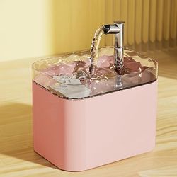 TEMU 1.5l Automatic Cat Water Fountain With Usb Power, Stainless Steel Spigot & Filters – Fresh, Circulating Hydration For Cats And Small Pets, Water Fountain For Cats