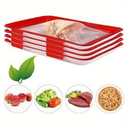 TEMU 1pc Stretch Fresh Storage Tray Food Preservation Tray Food Organization